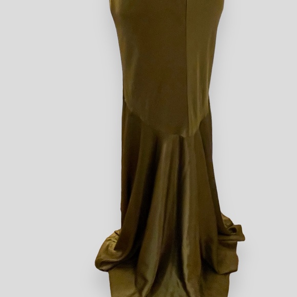 RARE Stunning Sue Wong Silk Asymmetrical Hem Beaded Forest Fairy Dress Size XXS - Picture 8 of 10